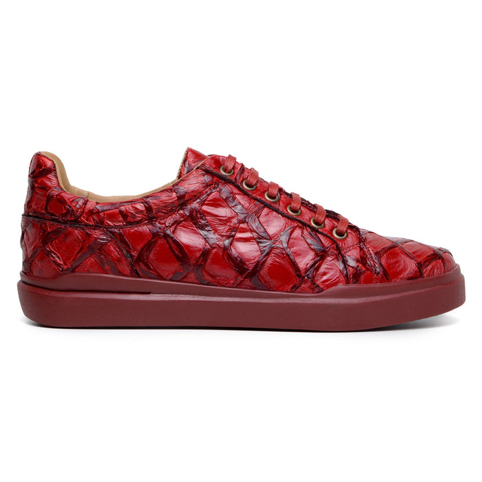 Belvedere Kingstone Red Alligator Oxford