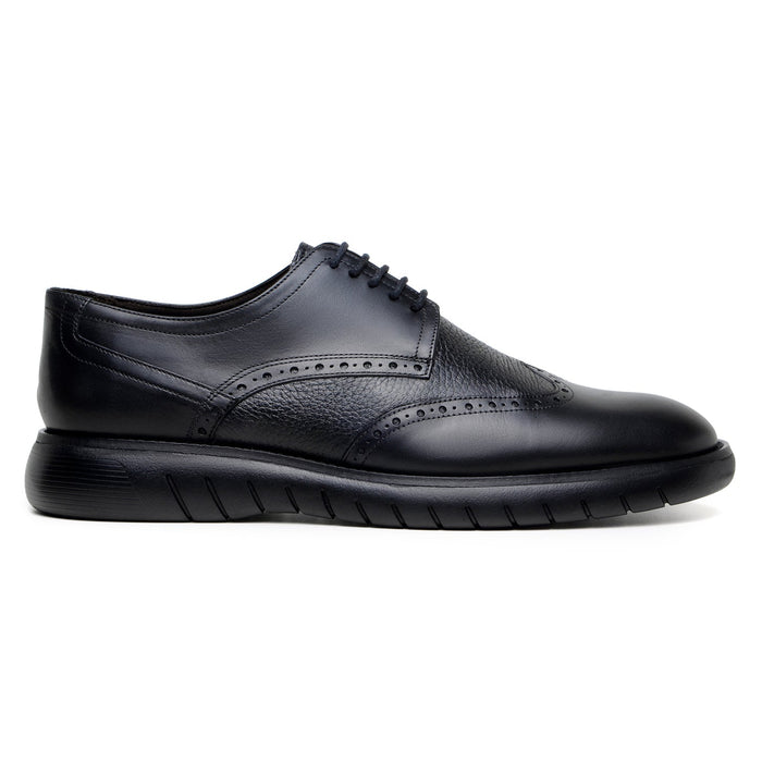 Belvedere Enzo Black Leather Oxford
