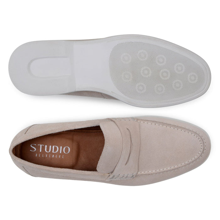 Belvedere Niko Sand Genuine Ostrich Leather Luxury Shoe