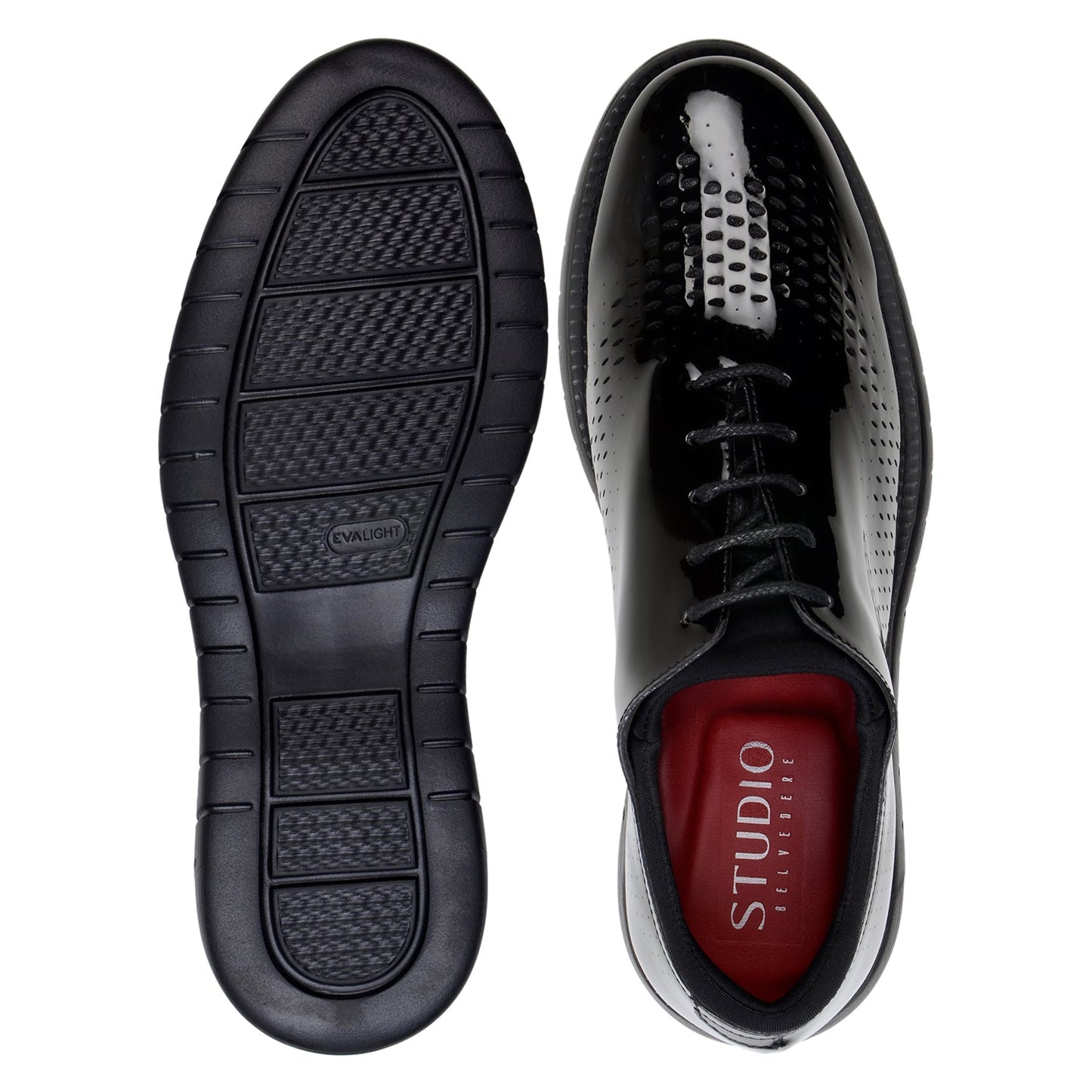 Belvedere Maxim Black Genuine Alligator Leather Shoe