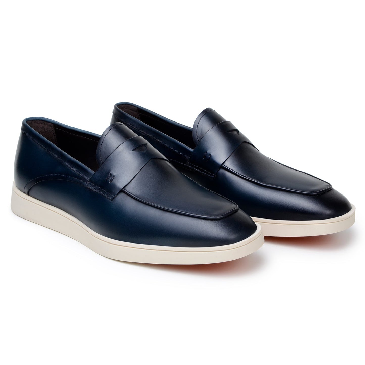 Belvedere Maurizio Navy Alligator Leather Dress Shoe