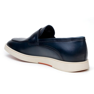 Belvedere Maurizio Navy Alligator Leather Dress Shoe