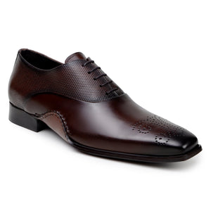 Belvedere Saggio Ant. Tabacco Alligator Dress Shoe
