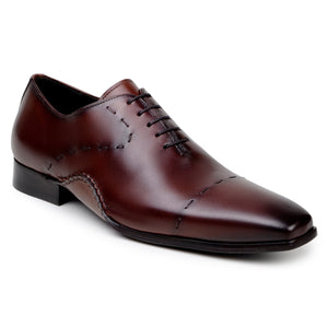 Belvedere Maestro Antique Cognac Alligator Shoe