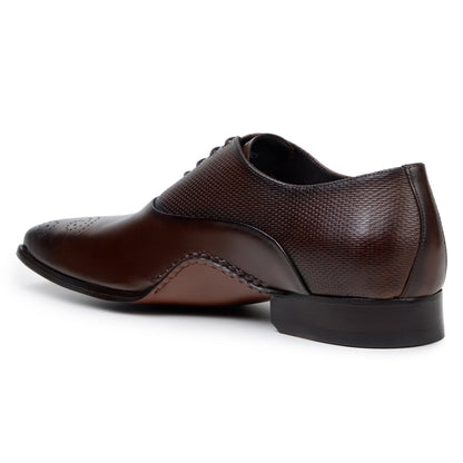 Belvedere Saggio Ant. Tabacco Alligator Dress Shoe