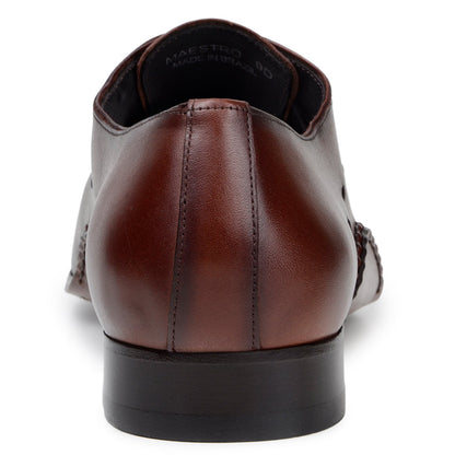 Belvedere Maestro Antique Cognac Alligator Shoe