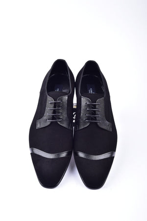 Corrente 2432 Suede Lace-Up - Black - Image 4