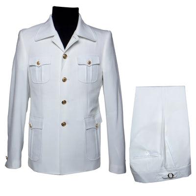 Rossi Man DUKE RM1762 Slim Fit 3-Piece White Suit – Modern Formalwear for Men 1   - from alligatorwarehouse.com
