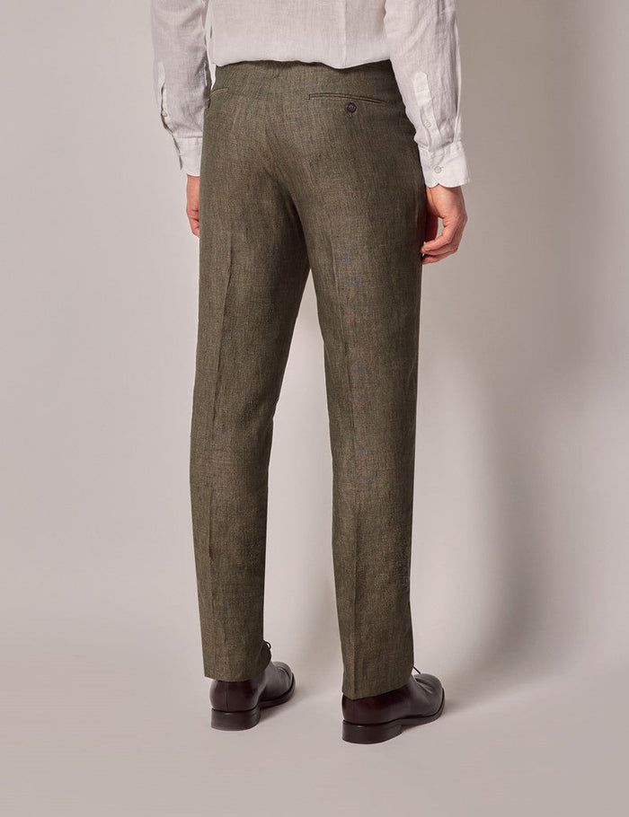 Mens Suit For Beach Wedding - Summer  Suit in Dark Green