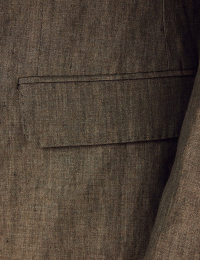 Mens Linen Suit For Beach Wedding - Summer  Suit in Dark Green Tailored Fit 12 JO-3666  - from alligatorwarehouse.com