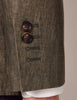 Mens Linen Suit For Beach Wedding - Summer  Suit in Dark Green Tailored Fit 10 JO-3666  - from alligatorwarehouse.com
