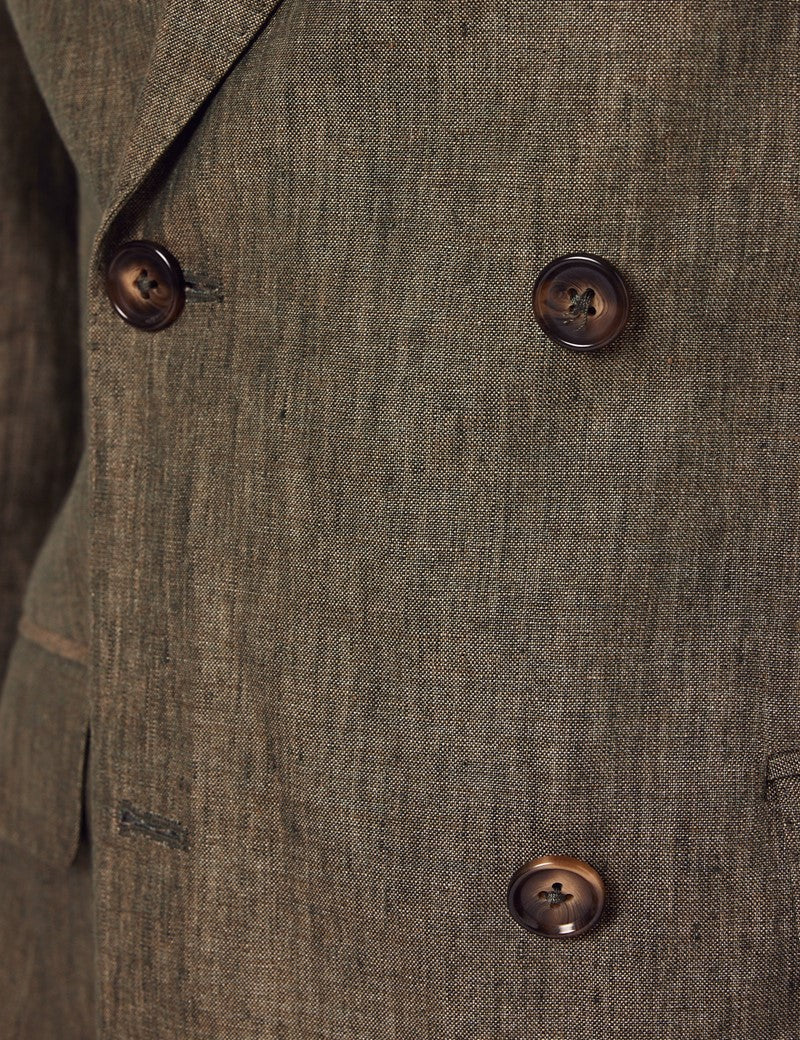 Mens Linen Suit For Beach Wedding - Summer  Suit in Dark Green Tailored Fit 8 JO-3666  - from alligatorwarehouse.com