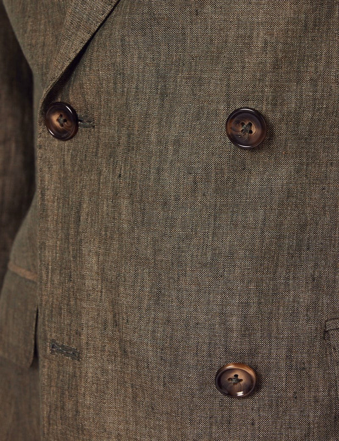 Mens Suit For Beach Wedding - Summer  Suit in Dark Green Tailored Fit