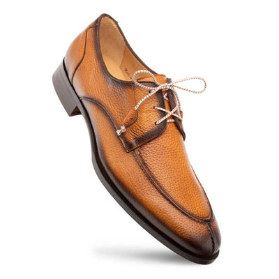 Fratello Split-Toe Deer Cognac Men’s Lace up By Mezlan Made In Spain Brand 1   - from alligatorwarehouse.com