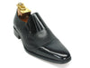 Deerskin Patent Leather Loafer 2 KS2240-02BLACK6  - from alligatorwarehouse.com