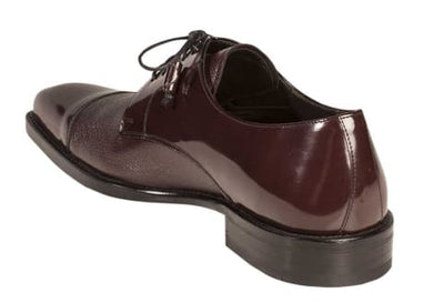 Soka Calfskin/Deerskin Burgundy By Mezlan Made In Spain Brand 3   - from alligatorwarehouse.com