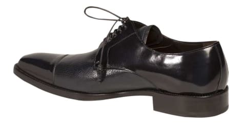 Soka Calfskin/Deerskin  Blue By Mezlan Made In Spain Brand