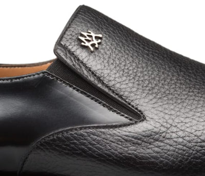 Milani Calfskin/deerskin Black By Mezlan Made In Spain Brand 4   - from alligatorwarehouse.com