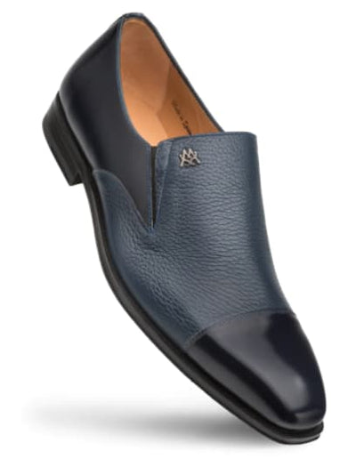 Milani Calfskin/deerskin  Blue By Mezlan Made In Spain Brand 1   - from alligatorwarehouse.com