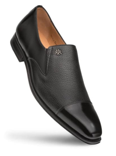 Milani Calfskin/deerskin Black By Mezlan Made In Spain Brand 1   - from alligatorwarehouse.com