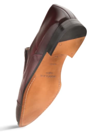 Milani Calfskin/deerskin Burgundy By Mezlan Made In Spain Brand 2   - from alligatorwarehouse.com
