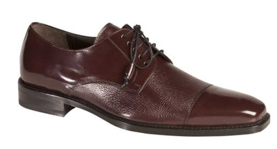 Soka Calfskin/Deerskin Burgundy By Mezlan Made In Spain Brand 1   - from alligatorwarehouse.com