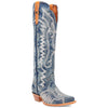Dan Post Women's Denim Darlin Zipper Snip Toe Boots 3 DP5108_6_M  - from alligatorwarehouse.com
