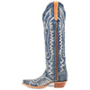 Dan Post Women's Denim Darlin Zipper Snip Toe Boots 4 DP5108_6_M  - from alligatorwarehouse.com
