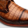 Giovane Fuscus Cap Toe Derby Camel Crocodile Shoes By Mezlan Made In Spain Brand 3   - from alligatorwarehouse.com