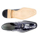 Belvedere  Men's Mare Navy Genuine Ostrich & Eel Oxfords