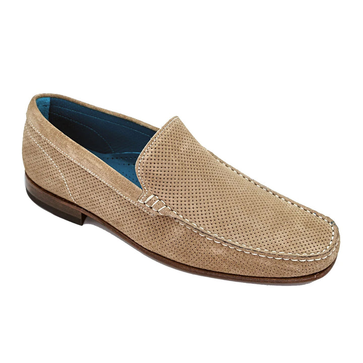 Men's Belvedere Diego Italian Suede Sport Loafer in Tan