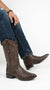 Men’s Wild West Yellow Gold Ostrich Skin 3X Toe Boots 29503-A, Exotic Western Cowboy Boots