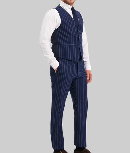 Doctor Who Ncuti Gatwa 3 Piece Stripe Suit