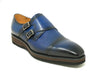 Double Monk Strap Burnished Loafer 3 KS515-04BLACK75  - from alligatorwarehouse.com