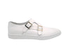 Double Monk Strap Leather Sneaker 7 KS529-03BLACK75  - from alligatorwarehouse.com