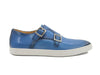 Double Monk Strap Leather Sneaker 10 KS529-03BLACK75  - from alligatorwarehouse.com