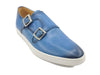 Double Monk Strap Leather Sneaker 12 KS529-03BLACK75  - from alligatorwarehouse.com