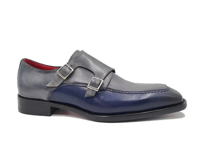 Double Monk Strap Two Tone 15 KS509-45TBLUEWHITE75  - from alligatorwarehouse.com