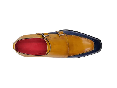 Double Monk Strap Two Tone 22 KS509-45TBLUEWHITE75  - from alligatorwarehouse.com