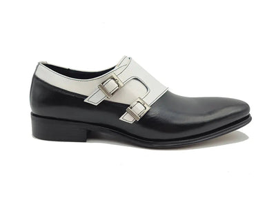 Double Monk Straps Loafer 14 KS099-3003BBLACK85  - from alligatorwarehouse.com