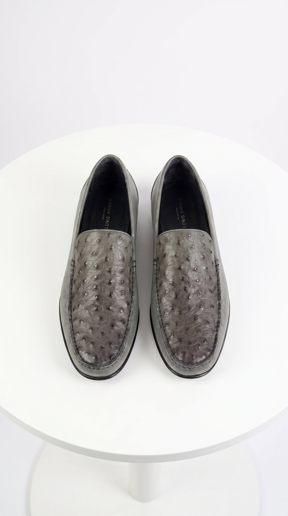 Lombardy Men's Caiman Belly & Calfskin Lombardy Men’s Caiman Belly & Calfskin Loafers – Exotic Leather Slip-On Dress Shoes
