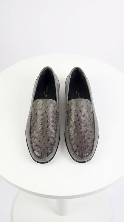 Lombardy Men's Caiman Belly & Calfskin Lombardy Men’s Caiman Belly & Calfskin Loafers – Exotic Leather Slip-On Dress Shoes