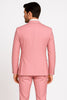 Dusty Rose Pink Tuxedo for Men – One Button Satin Lapel Wedding Prom Suit with Bow Tie 3   - from alligatorwarehouse.com