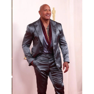 Dwayne Johnson Oscar Metallic Suit 3   - from alligatorwarehouse.com