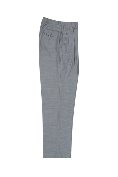 Tiglio Luxe Light Gray Wide Leg, Pure Wool Dress Pants 2576 E09063/26 1   - from alligatorwarehouse.com