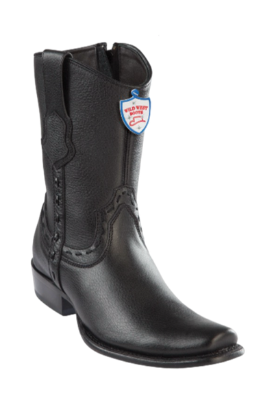 Wild West Bota de Res Horma Dubai Toe Black 1   - from alligatorwarehouse.com