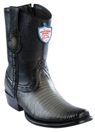Wild West Botas de Armadillo Horma Dubai Toe Faded Gray 1   - from alligatorwarehouse.com