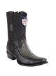 Wild West Botas de Avestruz Horma Dubai Toe Faded Gray