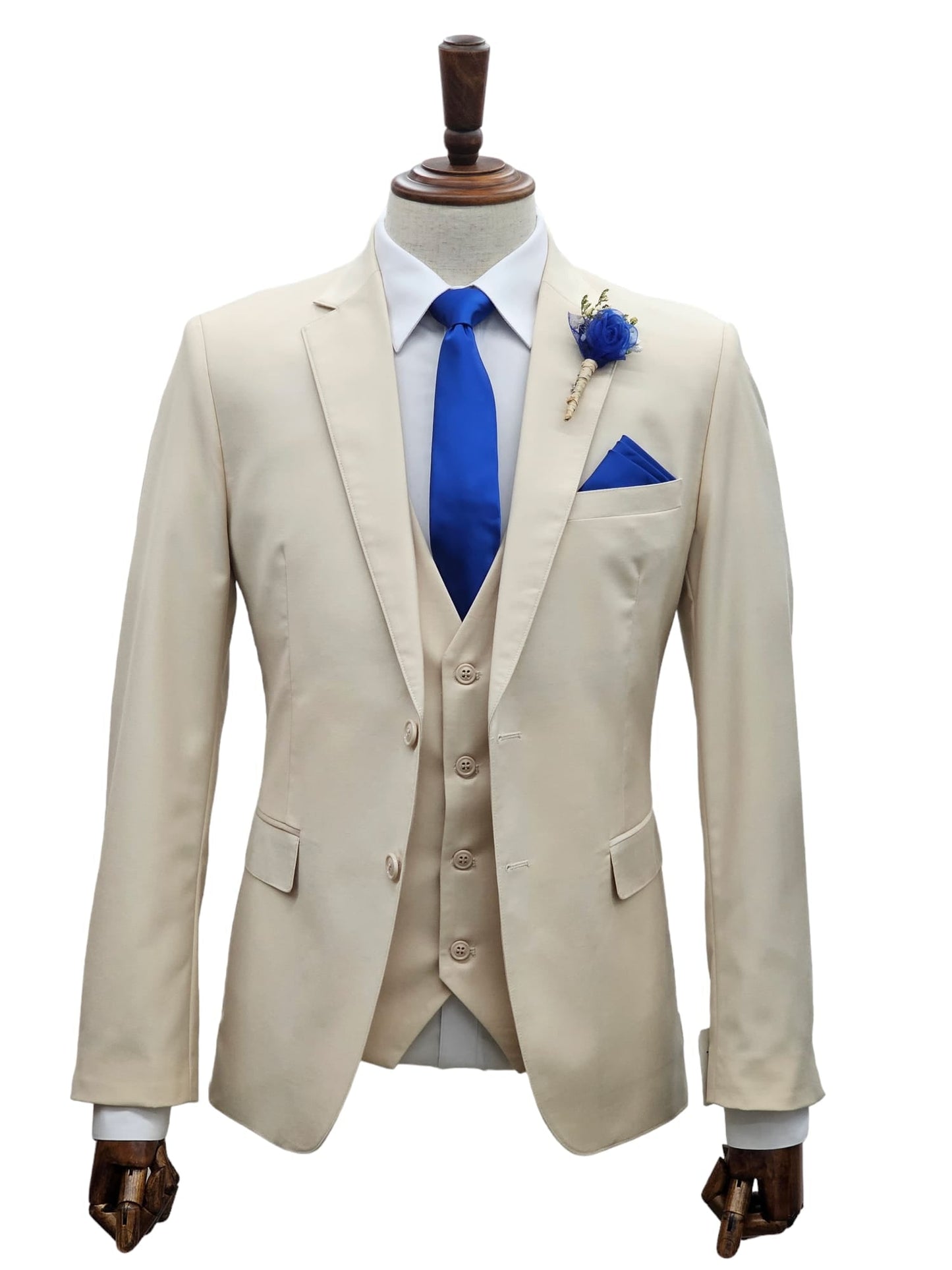Effetti Suit Designer - 2 button Notch Lapel slim fit EF2N+V-8129 SAND