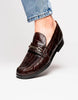 Marco Di Milano Hugo Men's Shoes Brown Stylish Exotic Alligator Horsebit Loafers 3 HUGO ALL_ALLIGATOR_BROWN_6  - from alligatorwarehouse.com